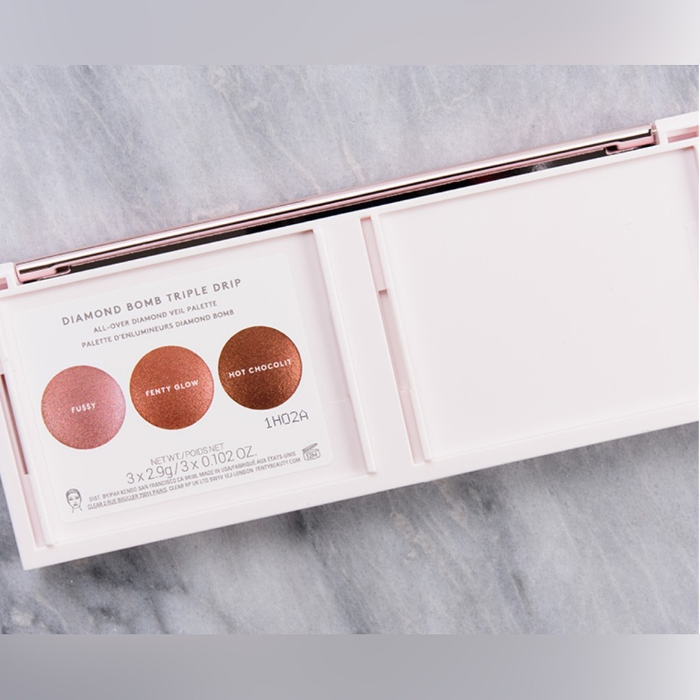 Fenty Beauty Triple Dip Diamond Bomb Diamond Veil Palette - Picture 3 of 5